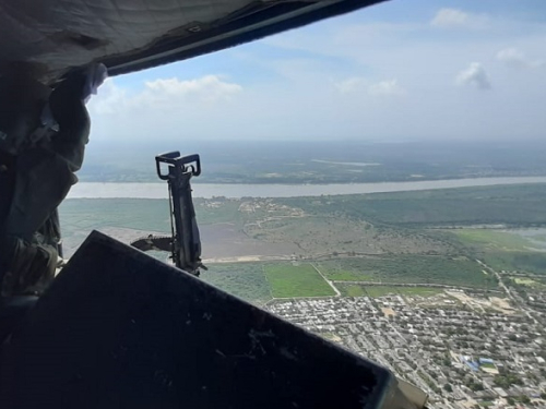 La región Caribe continua siendo monitoreada por su Fuerza Aérea Colombiana