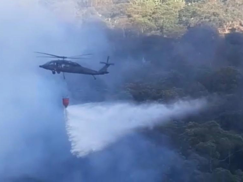 Controlado incendio forestal en el Valle del Cauca