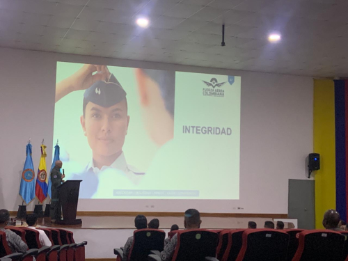 Integridad, es el principio fundamental de los hombres y mujeres de su Fuerza Aérea Colombiana