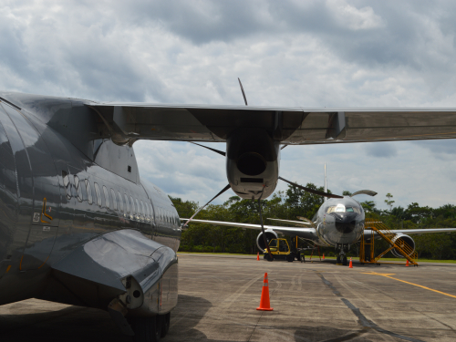 En el Día Mundial de la Asistencia Humanitaria, su Fuerza Aérea reafirma el compromiso con los colombianos presentes en la Amazonía 