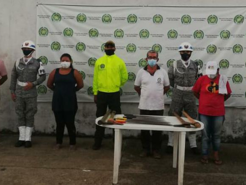 Cinco personas que causaban daño en el medio Ambiente en el Amazonas fueron capturadas