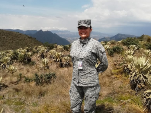  La líder de la gestión ambiental en el CAMAN