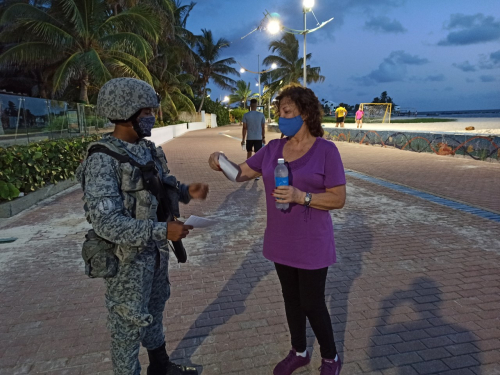 Pedagogía, perifoneo y acción: campaña de prevención de contagio COVID-19 en San Andrés