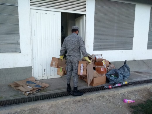 El Reciclaje de residuos sólidos pilar de la gestión ambiental en el Comando Aéreo de Mantenimiento