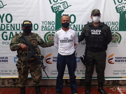 Capturado Cabecilla integrante de la subestructura 28 del GAO Residual en Casanare  