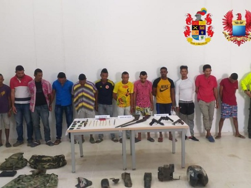 Capturados 12 integrantes del Clan del Golfo