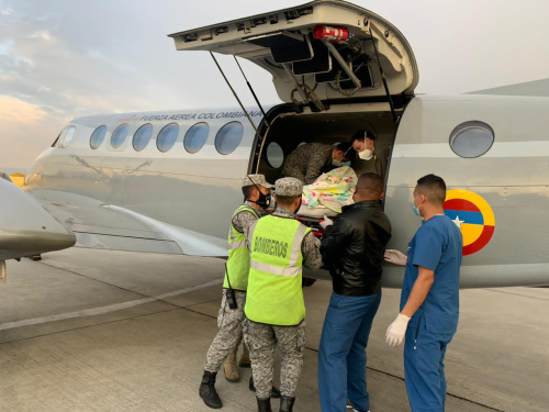  CATAM en una nueva misión de traslado aeromédico 