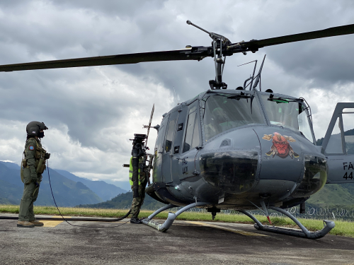 Del UH-1H al Huey II, una poderosa y contundente aeronave que continúa vigente al servicio de los colombianos
