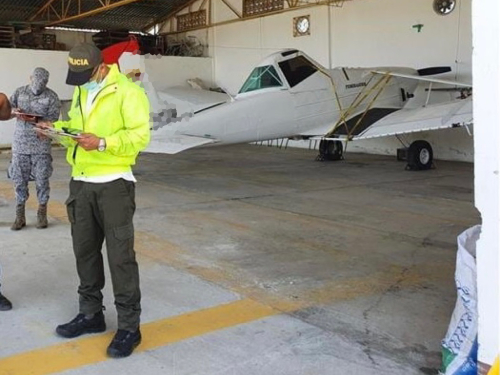 Fueron inmovilizadas administrativamente 07 aeronaves por la Fuerza Pública