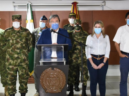 Fuerza Aérea Colombiana participa en consejo de seguridad en Santa Marta