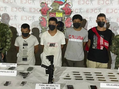 Capturados integrantes del GAO Clan del Golfo en Antioquia
