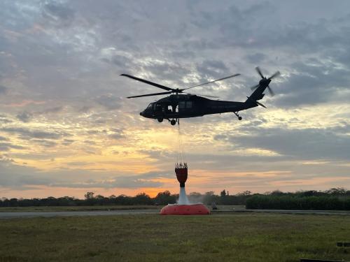 Sistema Bambi Bucket, aliado estratégico para combatir incendios