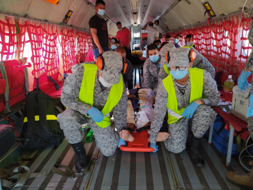 Fuerza Aérea continúa salvaguardando la vida de los isleños