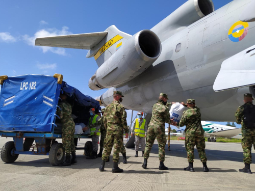 Bienestar de los providencianos sigue siendo prioridad para la Fuerza Aérea Colombiana