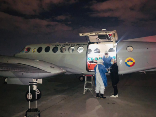 Su Fuerza Aérea realiza traslados aeromedicos desde Leticia 