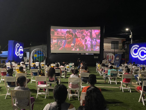 Fuerza Pública y Cine Colombia llevan las mejores películas al departamento Archipiélago 