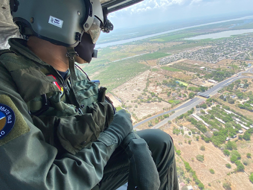 Durante el Plan Retorno, su Fuerza Aérea custodia las vías del Caribe
