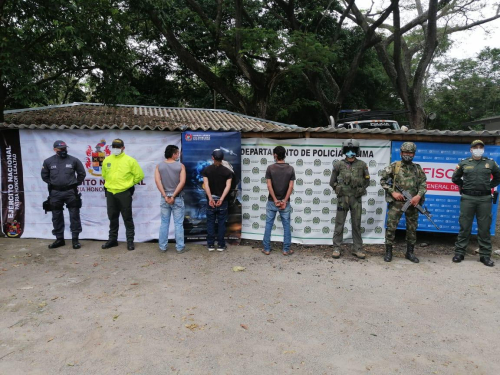 Desarticulada banda delincuencial ‘Los Tasty’ en Lérida, Tolima