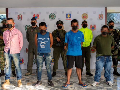 Capturados ocho integrantes de la Quinta Comisión Armada del GAO-r en el Cauca