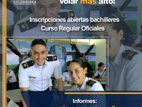 Convocatorias abiertas para Oficiales y Suboficiales en la Fuerza Aérea Colombiana