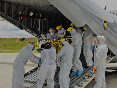Nuevo traslado masivo es realizado por su Fuerza Aérea Colombiana 