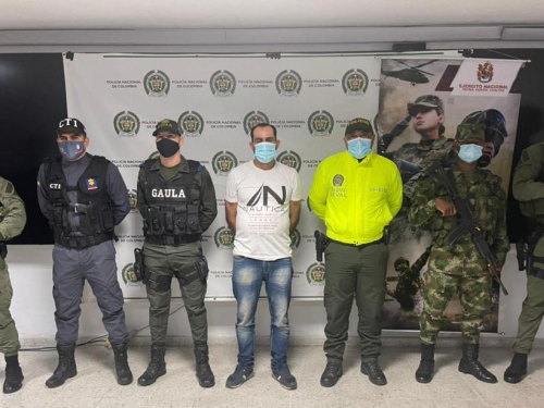 Capturado alias “Víctor” tercer cabecilla del Grupo Armado Organizado Residual “Compañía  Adán Izquierdo” en Sevilla, Valle