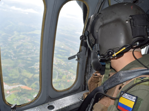 Continúan sobrevuelos de reconocimiento en zonas de riesgo en el Valle del Cauca