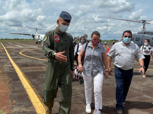 Su Fuerza Aérea comprometida con la conectividad en el departamento del Vichada 