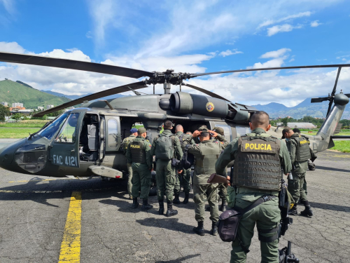 La seguridad de los antioqueños, el compromiso de su Fuerza Aérea