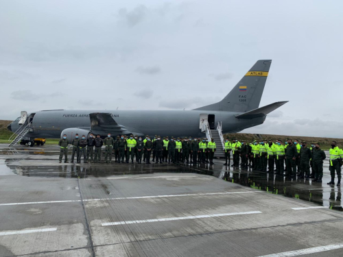 SU FUERZA AÉREA CONTRIBUYE A LA SEGURIDAD DE LOS COLOMBIANOS