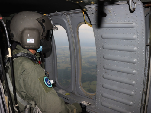 Con operación aérea se mantiene la vigilancia en sitios de especial protección y vías principales del Meta