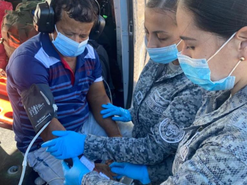 Evacuación de hombre por mordedura de serpiente en el Caquetá