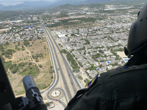 Se realizan sobrevuelos en el Caribe colombiano 