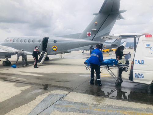 Traslado aeromédico de menor de edad desde Cúcuta hasta Bogotá