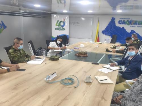 Gobernación del Caquetá trabaja de la mano del CACOM-6.