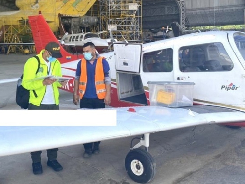 Inspeccionadas 72 aeronaves en el Caribe colombiano