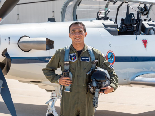 Un vichadense a cargo del nuevo escuadrón Texan T6