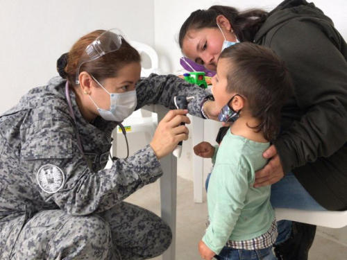 Salud y bienestar llegó al municipio de La Ceja gracias a su Fuerza Aérea Colombiana  