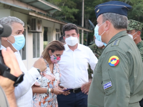 Mandatario de Colombia presidió consejo de seguridad en Leticia, Amazonas