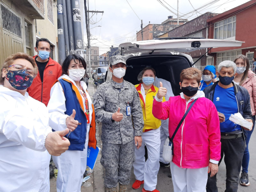 Apoyo a la Tropa Social Alimentaria en la Localidad de Fontibón fue realizada por su Fuerza Aérea 