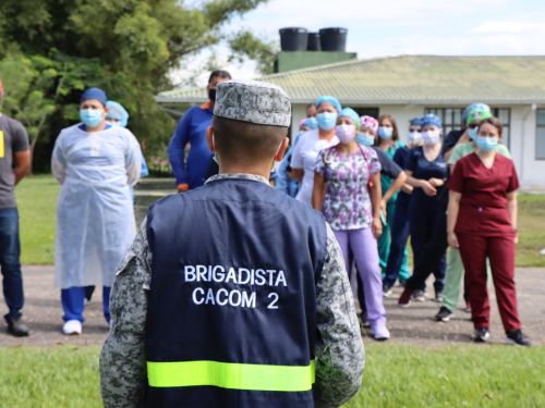 Masiva participación del CACOM 2 en el Simulacro Nacional de Respuesta a Emergencias