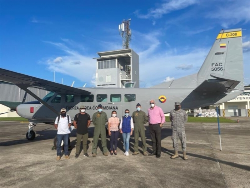 Apoyo aéreo permitió valoración de daño a infraestructura en el Amazonas