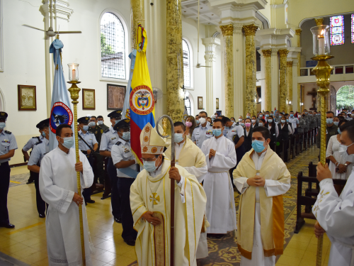  Con Eucaristía de agradecimiento el Comando Aéreo de Combate No.1 dio inició a su aniversario No.88