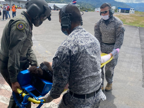 Menor de edad fue trasladada oportunamente por urgencia vital