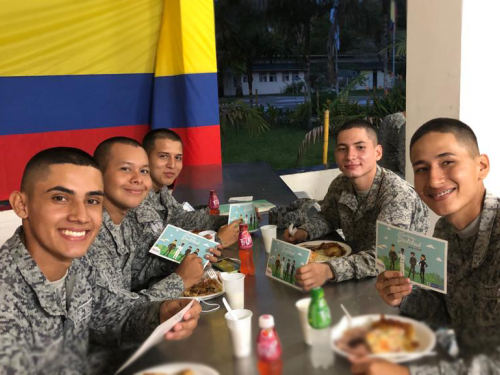 “Mensaje de apoyo y amor” fue entregado a soldados en el Amazonas 