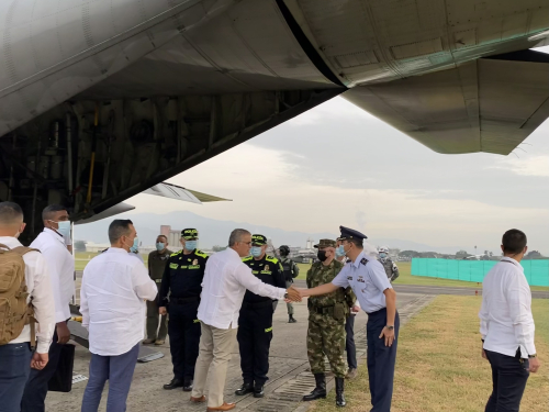 Fuerza Aérea Colombiana garantiza la seguridad en la XVI Cumbre del Pacífico