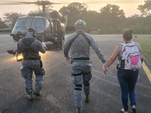 Niño de seis años recibió oportuna atención médica luego de traslado aéreo