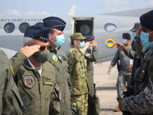 Visita geoestratégica del Jefe de Estado Mayor General de la Fuerza Aérea de Argentina al Comando Aéreo de Combate No.1