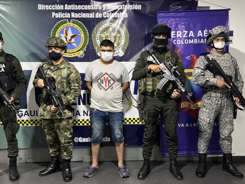 Capturado alias “David” integrante de Grupo Armado Organizado Martín Villa