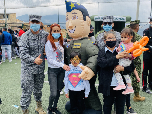 Su Fuerza Aérea Colombiana participó en la jornada de del Plan de Aceleración de Acción Unificada en Bogotá